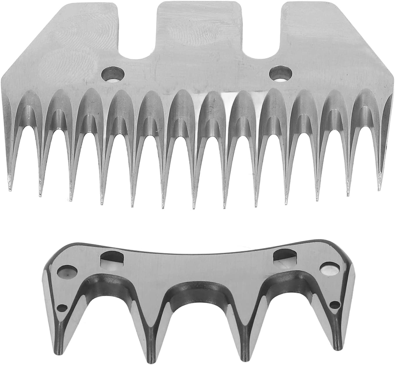 Sheep Shears Replacement Blades, 13 Tooth Sheep Shears Blades Professional Steel Clipper Blades Efficient Electric Wool Comb Cutter for Grooming Goats, Lambs, Llamas, Alpacas image number 5