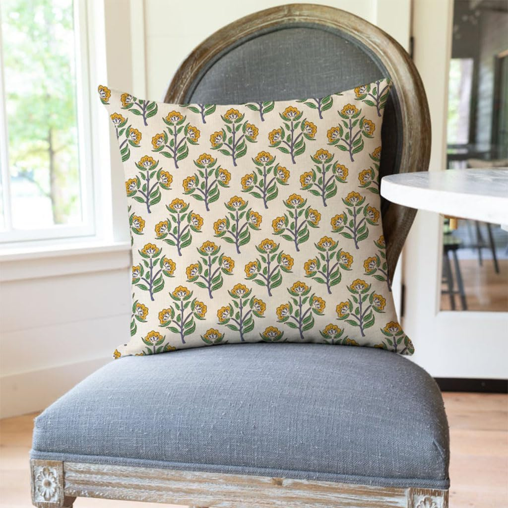 PANDICORN Chinoiserie Pillow Covers 18X18 Set of 2, Chinoiserie Decorative Throw Pillows Cases, Chinoiserie Decorations for Home Couch Sofa PP-288-18 image number 5