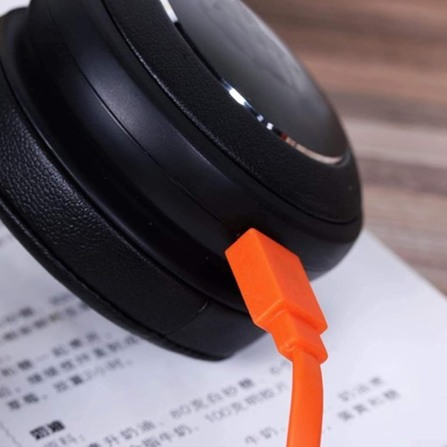 Aquelo USB Fast Power Charging Charger Cable Cord for JBL Wireless Bluetooth Speaker Earphone Headphone - 3.3FT & Orange (Charger) image number 6