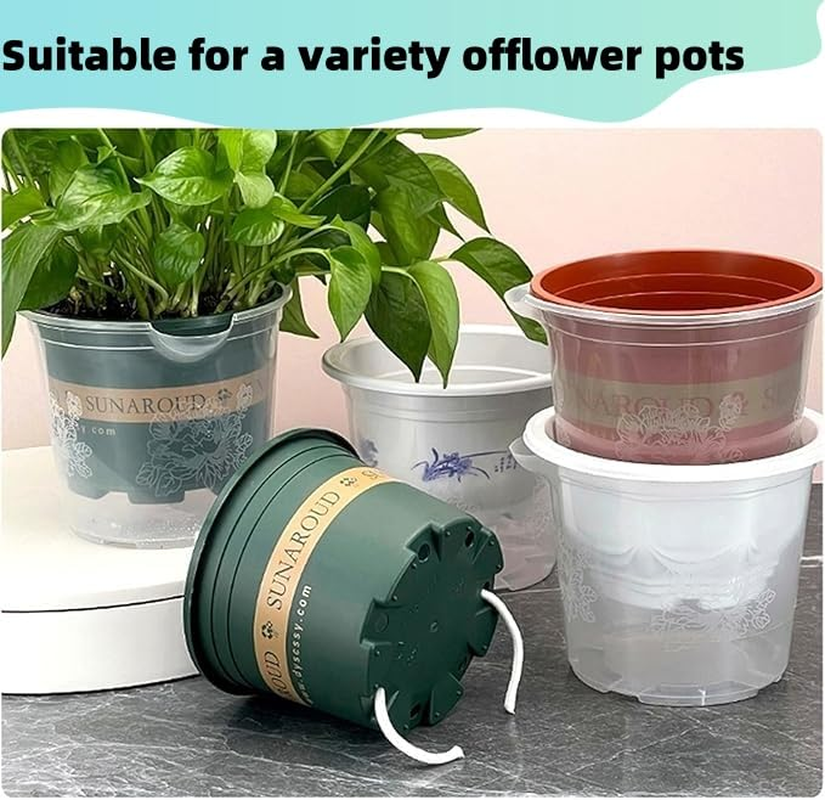 2Pack Self Watering Wick Cord 4Mm Automatic Watering Plant Wicks for Hydroponic Systems, Self-Watering Pot Insert for Indoor Outdoor Garden Use Ideal for Orchids Tomatoes Plant (130 Ft) image number 4