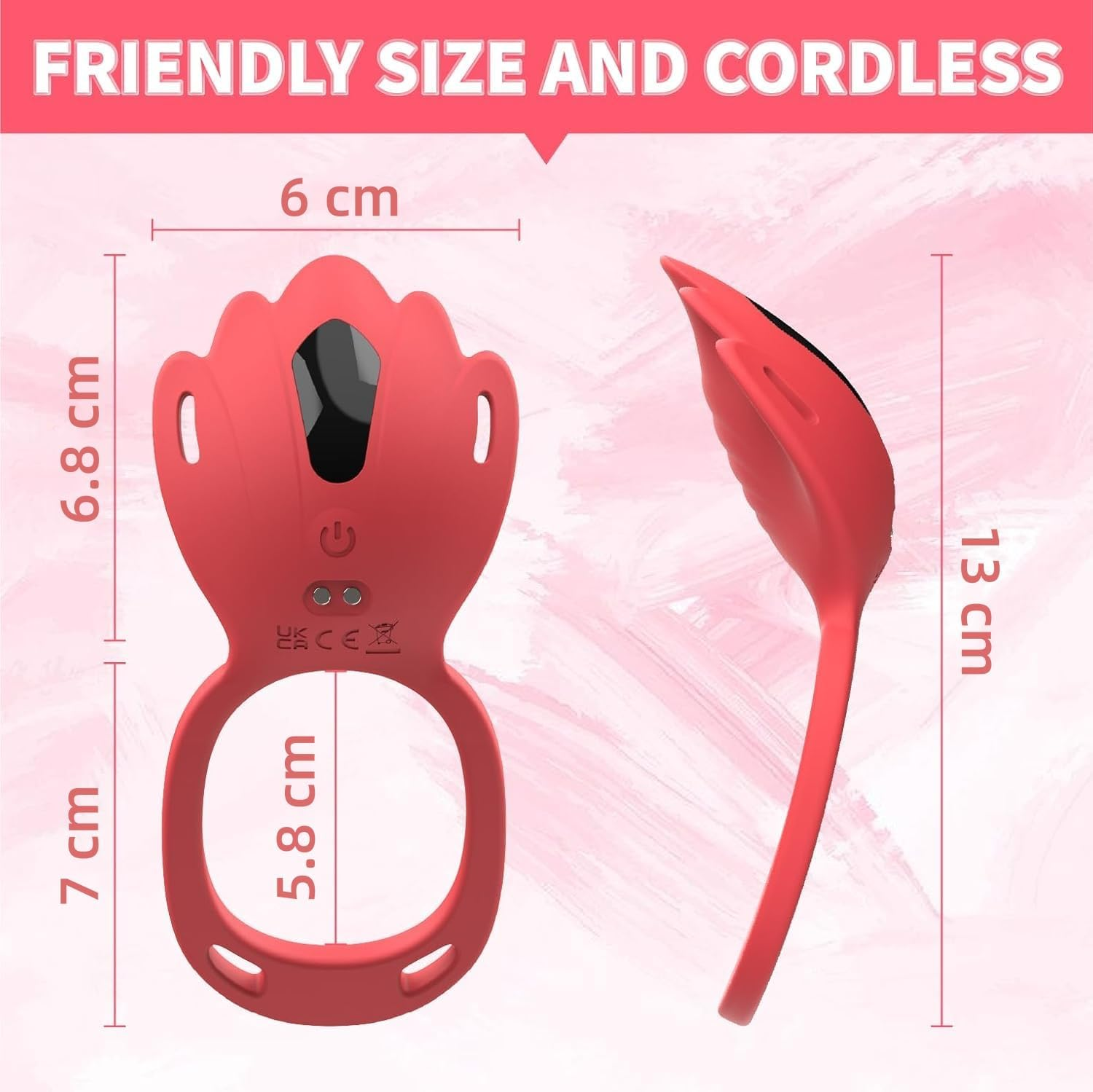 Adult Sex Toys Wearable Panty Vibrator,Female Sex Toy with 9 Vibration Modes,Vibrating Penis Ring Clitoral Stimulator,Couple Sex Toy with APP & Remote Control Vibrators for Women Men Sexual Pleasure image number 2