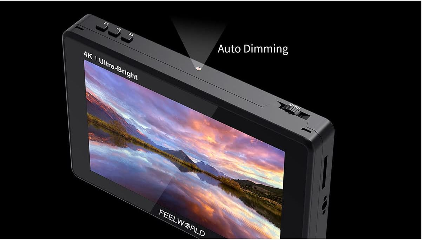 FEELWORLD LUT7 Pro 7 Inch Camera Field Monitor 2200Nit Touch Screen 1920 * 1200 4K HDMI IPS Panel 3D LUT image number 4