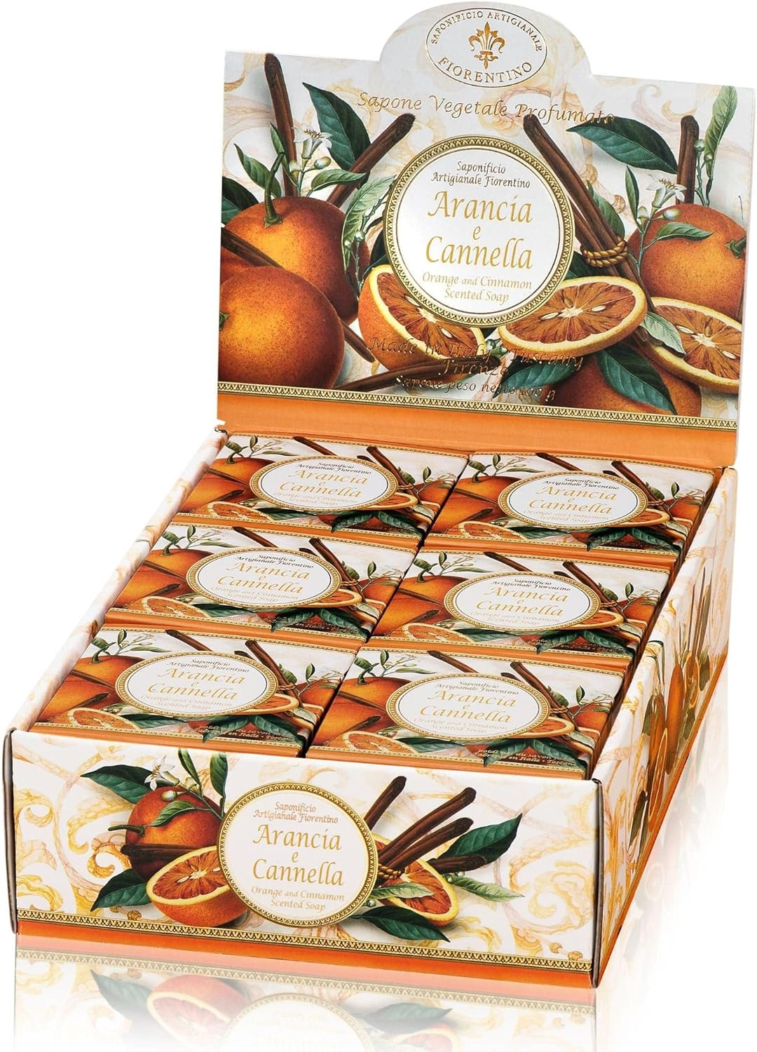 Saponificio Artigianale Fiorentino Orange & Cinnamon 12X100G image number 4