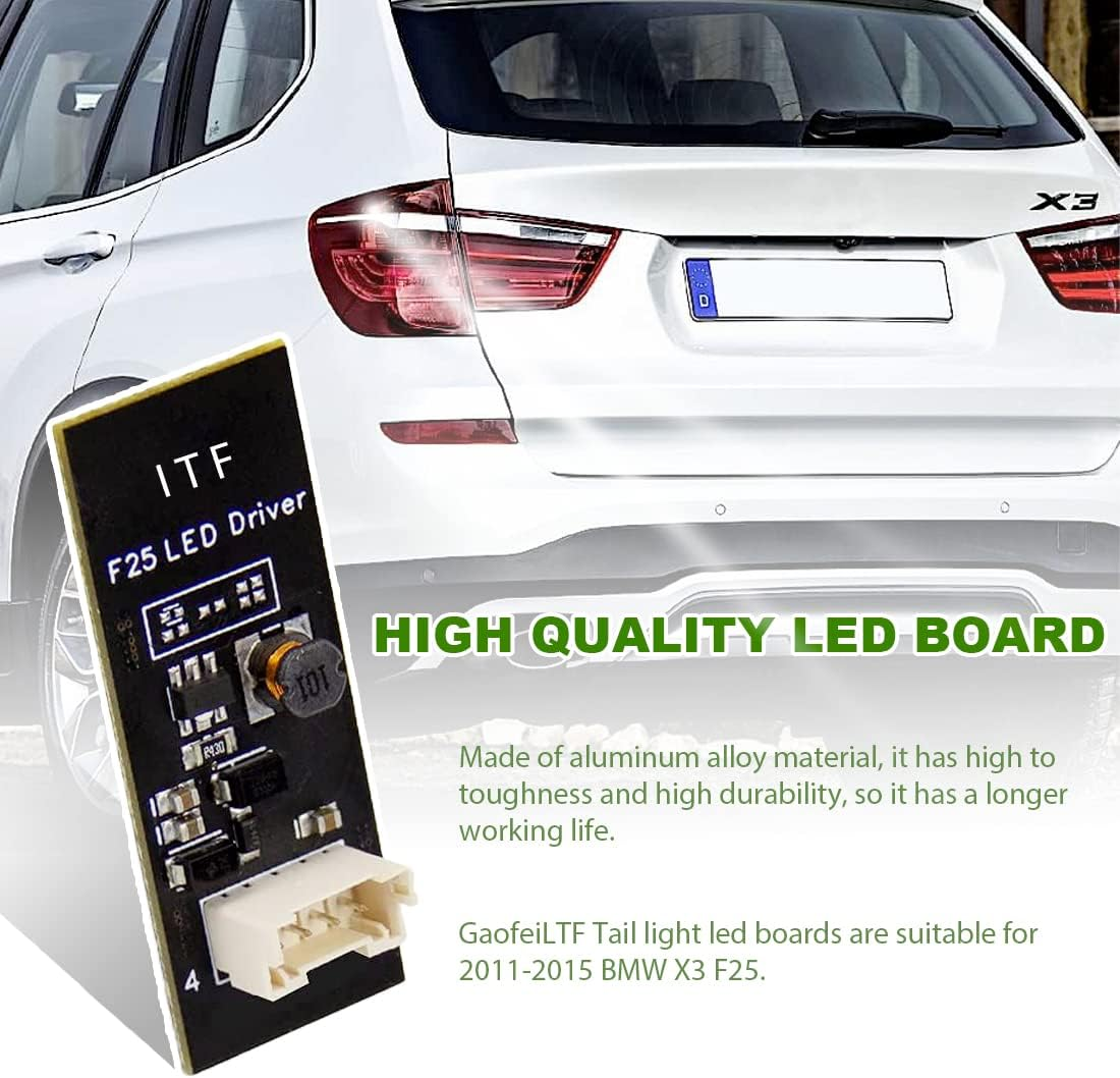 Rear LED Light Repair Board Tail Light Led Chip Fits for 2011-2015 BMW X3 F25 (Valeo B003809.2) image number 3