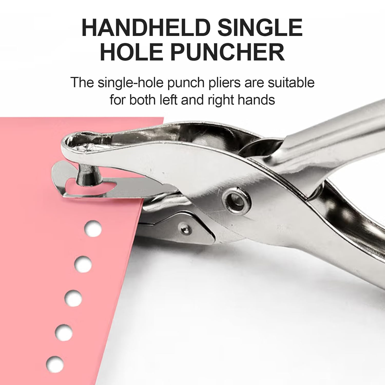 3Mm & 6Mm Single Hole Punch - Hand Held Metal Hole Puncher for Paper, DIY Crafting, Greeting Cards, Scrapbooking - Heavy Duty Punch Pliers for Stationery, Notebooks (2 Sizes Included) image number 4