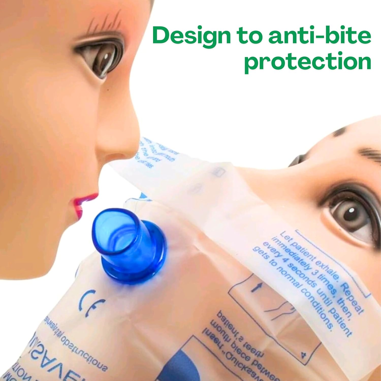 CPR Mask Kit, Mouth to Mask Device, Mouth to Mouth Barrier, CPR Face Shields Pocket Mask, First Aid Resuscitation Training (Set of 4) image number 1