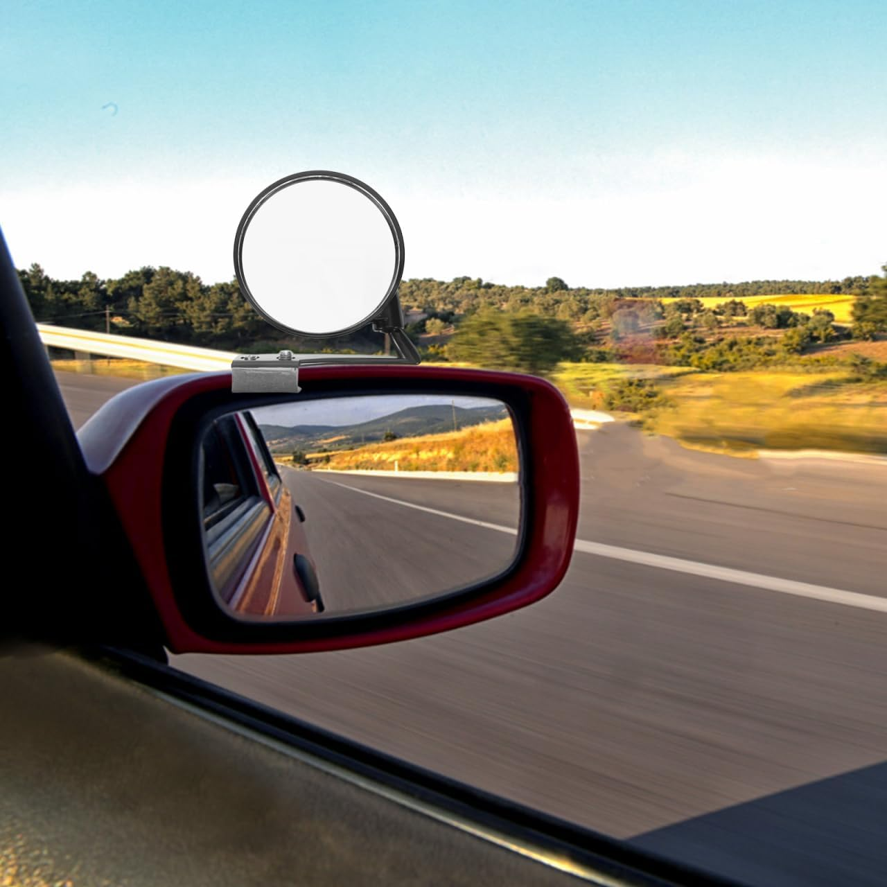 ULTECHNOVO 2Pcs Blind Spot Mirror: Adjustable 360&deg; Rotation Car Auxiliary Convex Mirror for Car Truck SUV, Enhance Driving Visibility - Black image number 4