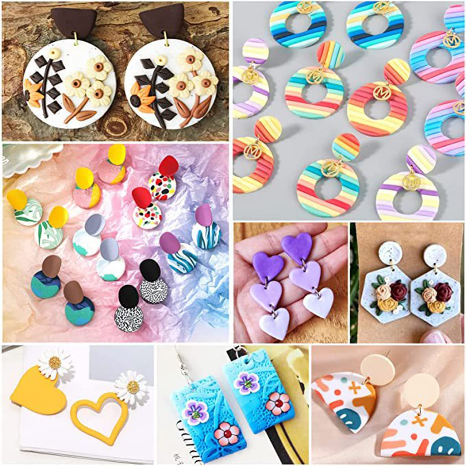 Taicols 39 Pcs Mini Cookie Cutters Set, Stainless Steel Mini Geometric Shaped Cookie Biscuit Cutter Set, Heart Star Flower Hexagon Diamond Shapes, Polymer Clay Cutters for Kids, Biscuit Fruit Cutter image number 6