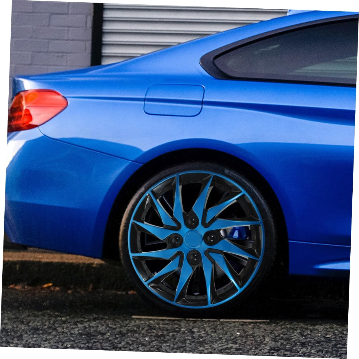 CHILDWEET 2Pcs Decorative Wheel Hub Cover for Car Automotive Accessories Sturdy Pp Material Design Easy Install image number 2