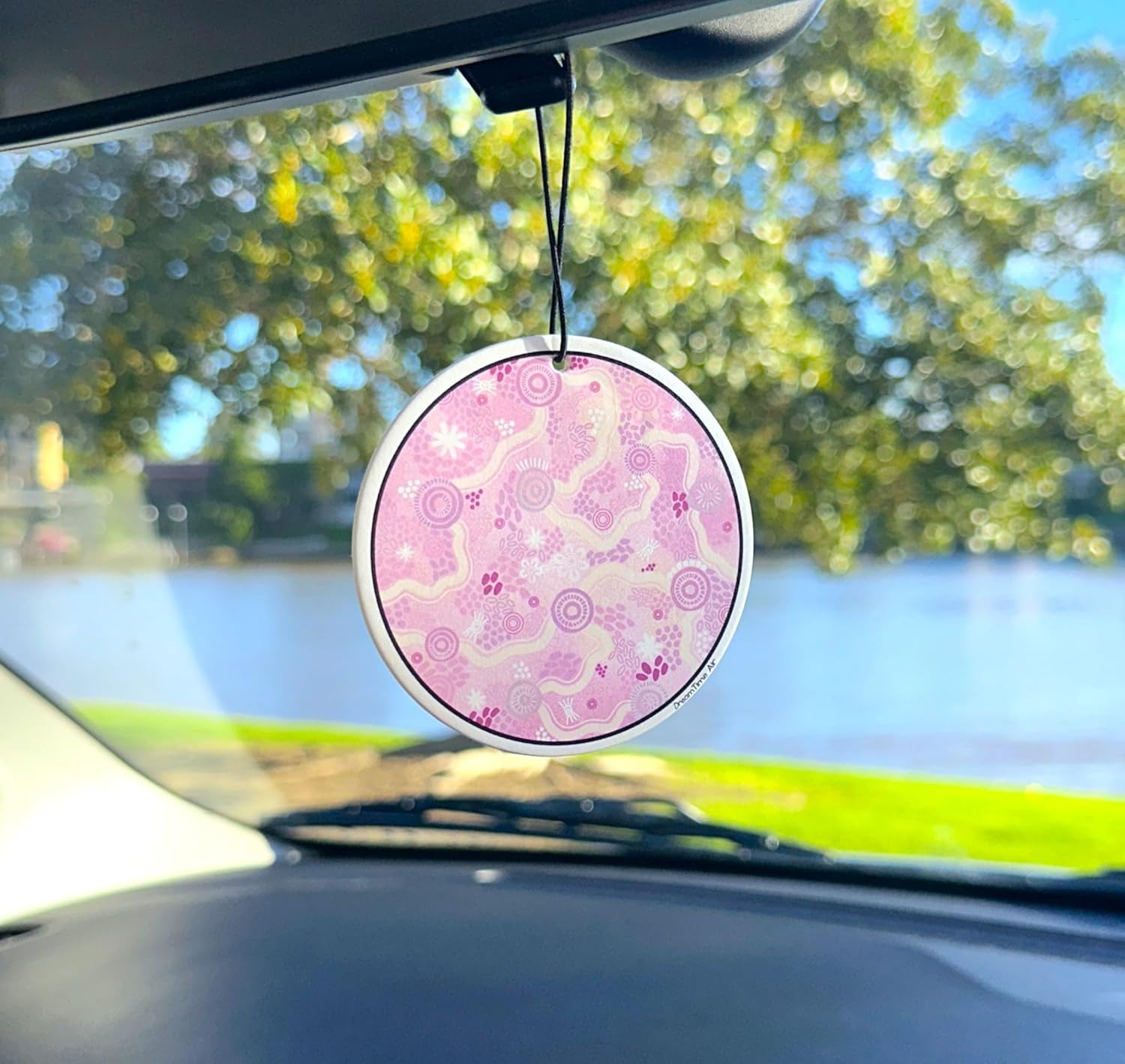 Dreamtime Air Artwork Car Air Fresheners &ndash; Lavender Scent, Pack of 3 | Cute Hanging Design for Car, Office or Home | Long-Lasting Essential Oil Fragrance image number 6