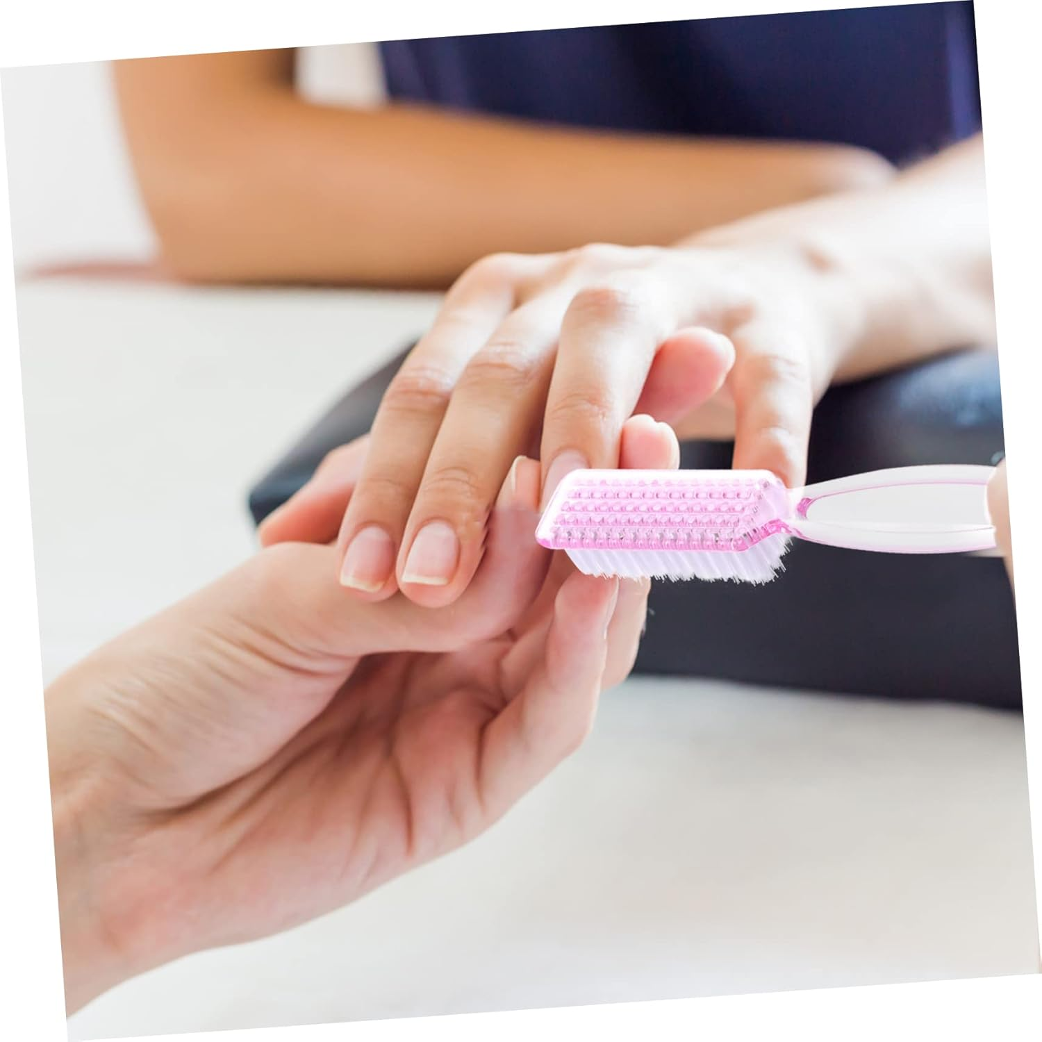 MUSISALY 8Pcs Manicure Nail Care Kit Nail Art Cleaning Brush Dust Fingernail Cleaning Tool image number 6