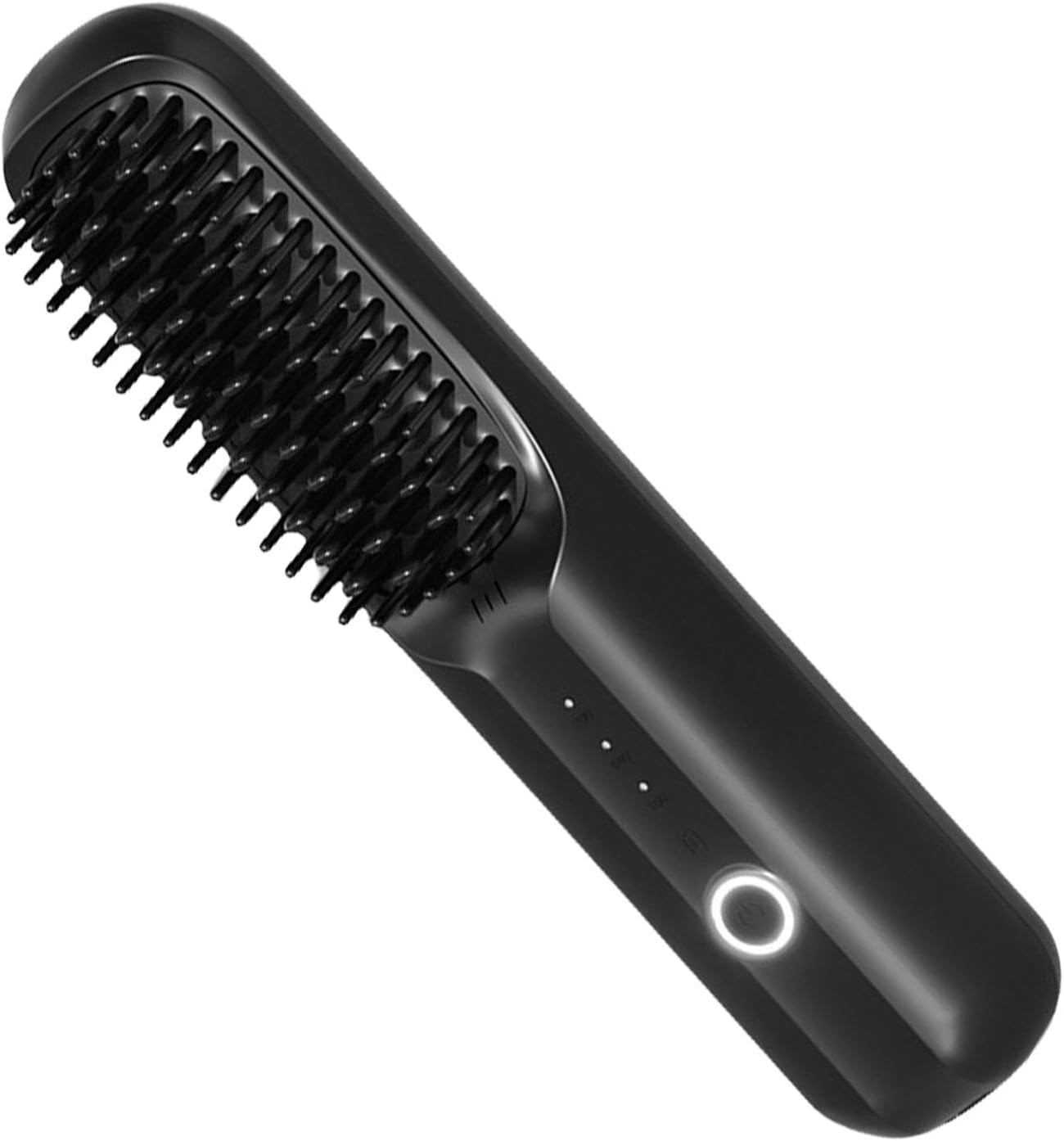 Cordless Hair Straightener, Rechargeable Straightening Brush, Portable Straightening Brush for Travel, Wireless Hot Comb with 3 Temp Settings, Negative Ionic, Fast Heating Hair Styling image number 1