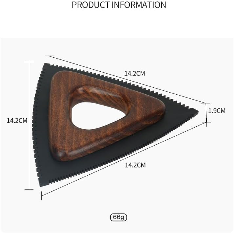 Wood Pet Hair Remover for Car, Car Seat, Auto Interior Detailing, Cat and Dog Hair Remover for Furniture, Couch, Clothing, Reusable Fur Remover image number 5