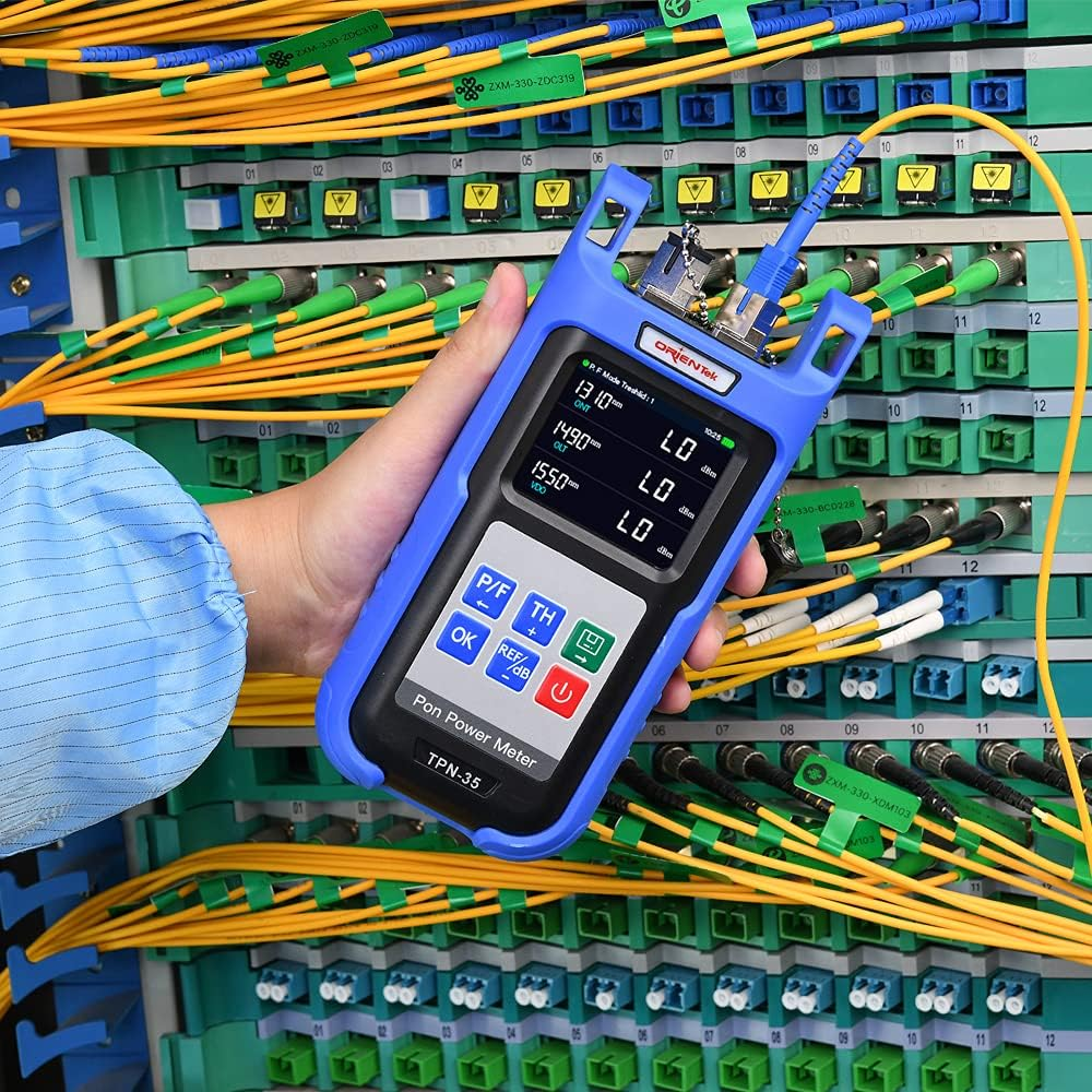 SC/APC PON Optical Power Meter, 1310/1490/1550Nm Fiber Optic Power Tester, EPON Network Tester, Pon Meter (SC/APC Power Meter) image number 6