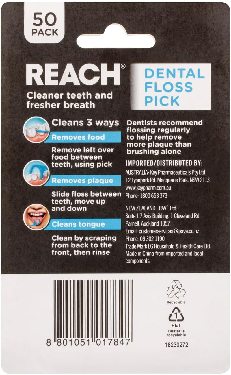 Reach Dental Floss Pick, Pack of 50 image number 6
