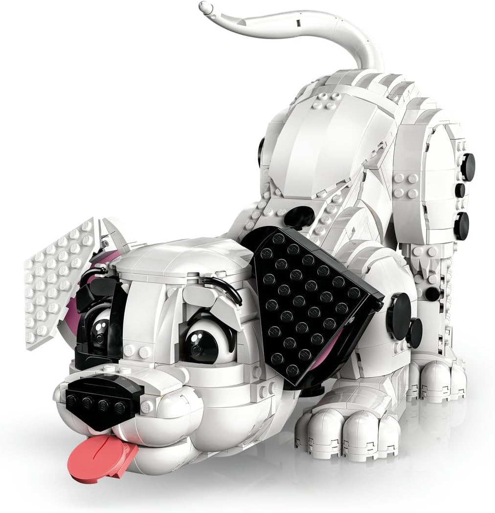 LEGO&reg; Disney 101 Dalmatians Puppy 43269 Nostalgic Toy-Giving Idea for Adults, Collectible Building Set with a Beloved Classic Character That Women, Men and Fans Will Love image number 2