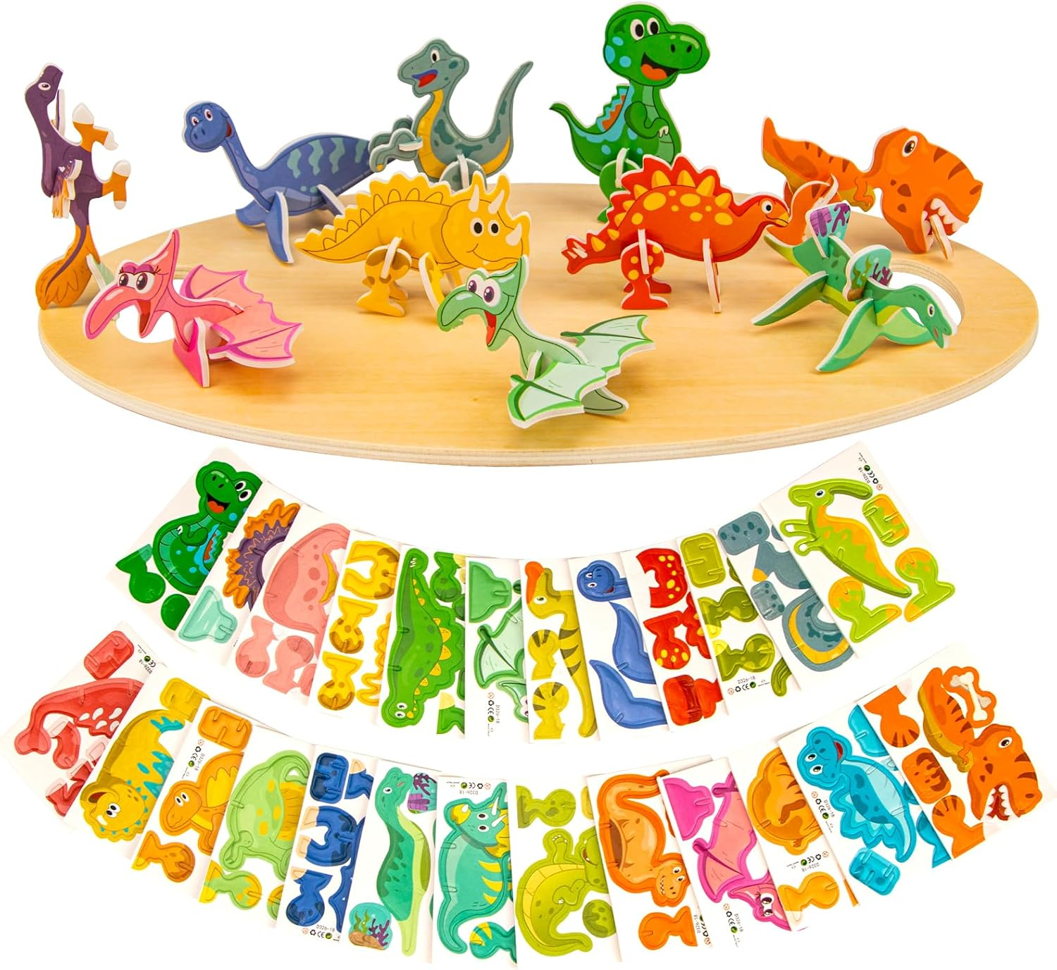 3D Puzzles for Teen, 25 PCS Educational Cartoon 3D Puzzle Kit, Engaging 3-D Puzzles Set for Teenagers Constructible, Ideal Fun Art Crafts Birthday and Holiday Gifts for Adolescents, Insect Themed