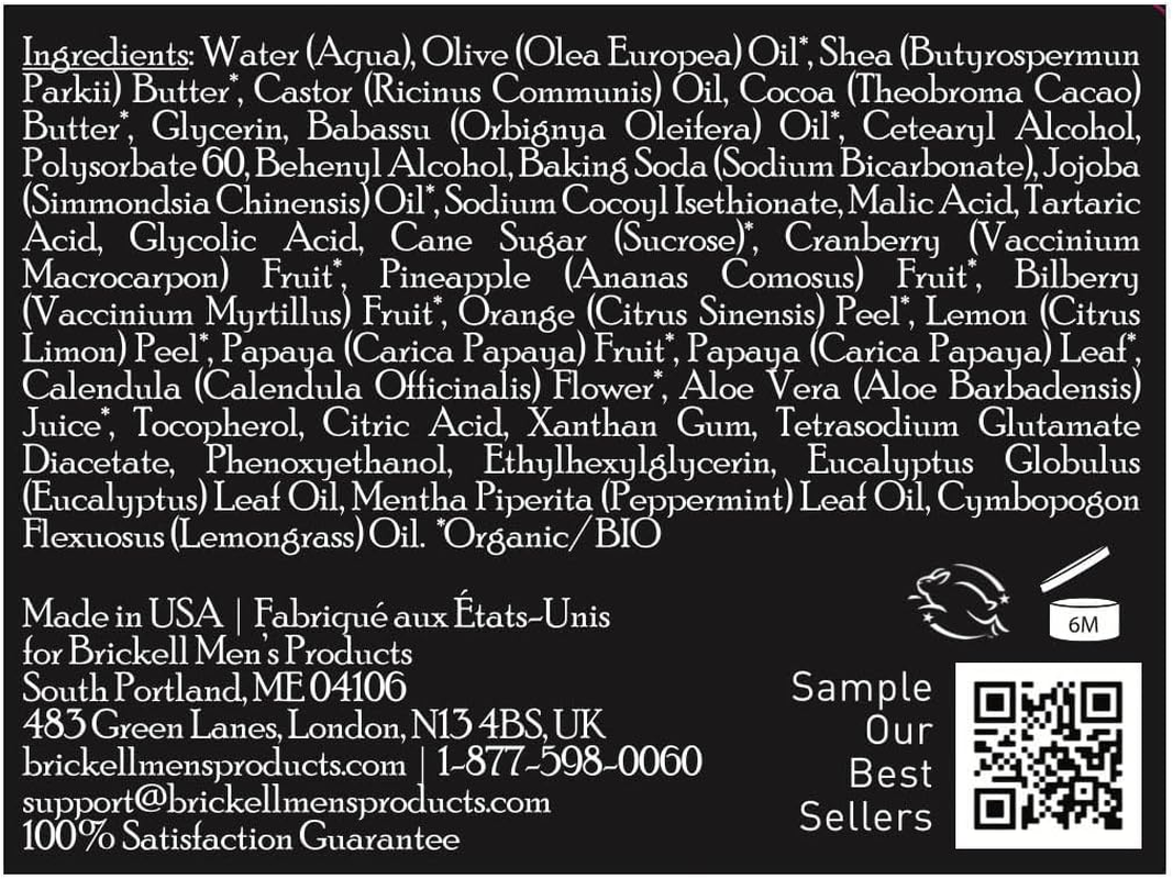 Brickell Men'S Smooth Brushless Shave Butter for Men, Natural and Organic Smooth Shaving Lotion to Fight Nicks, Cuts and Razor Burn, 2 Ounce, Scented image number 1