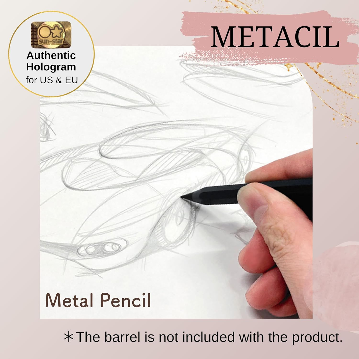 SUN-STAR Stationery S4453042 Metasil Refill, Fountain Style, Black Ink, Medium Point, Pencil Refill, 1 Piece image number 4