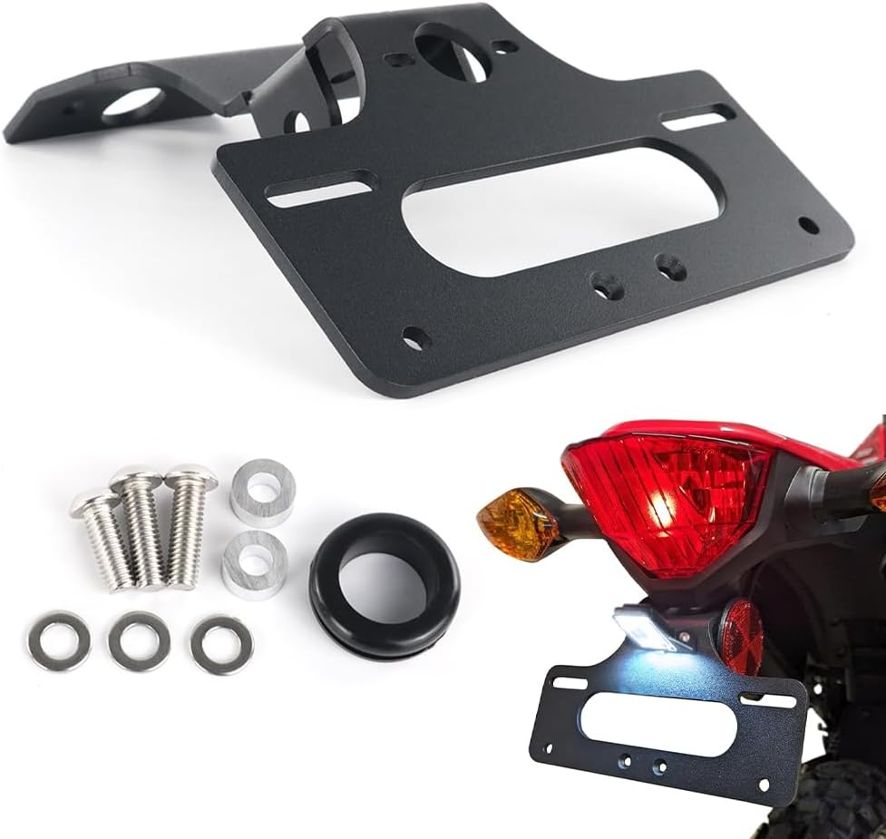Xitomer Fender Eliminator Fit for CRF300L CRF300 RALLY 2021-2025 Tail Tidy Fit for CRF300RX CRF300RL License Plate Holder Fit for OEM License Light image number 4