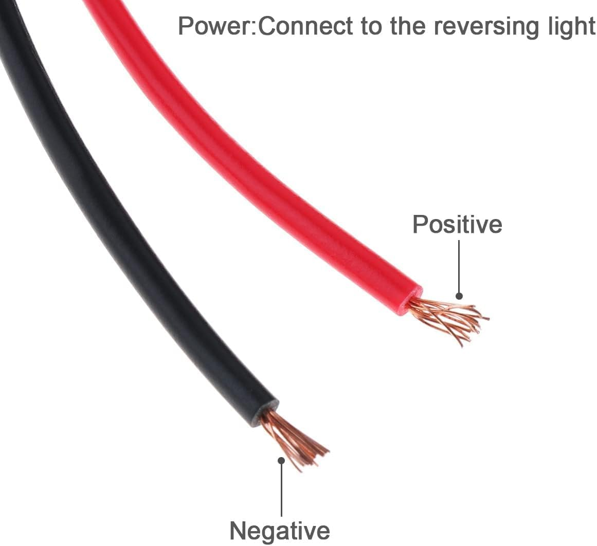 Car Back-Up Alarm with Wire/Light, 105Db Universal Waterproof Reversing Horn, 12V-24V image number 4