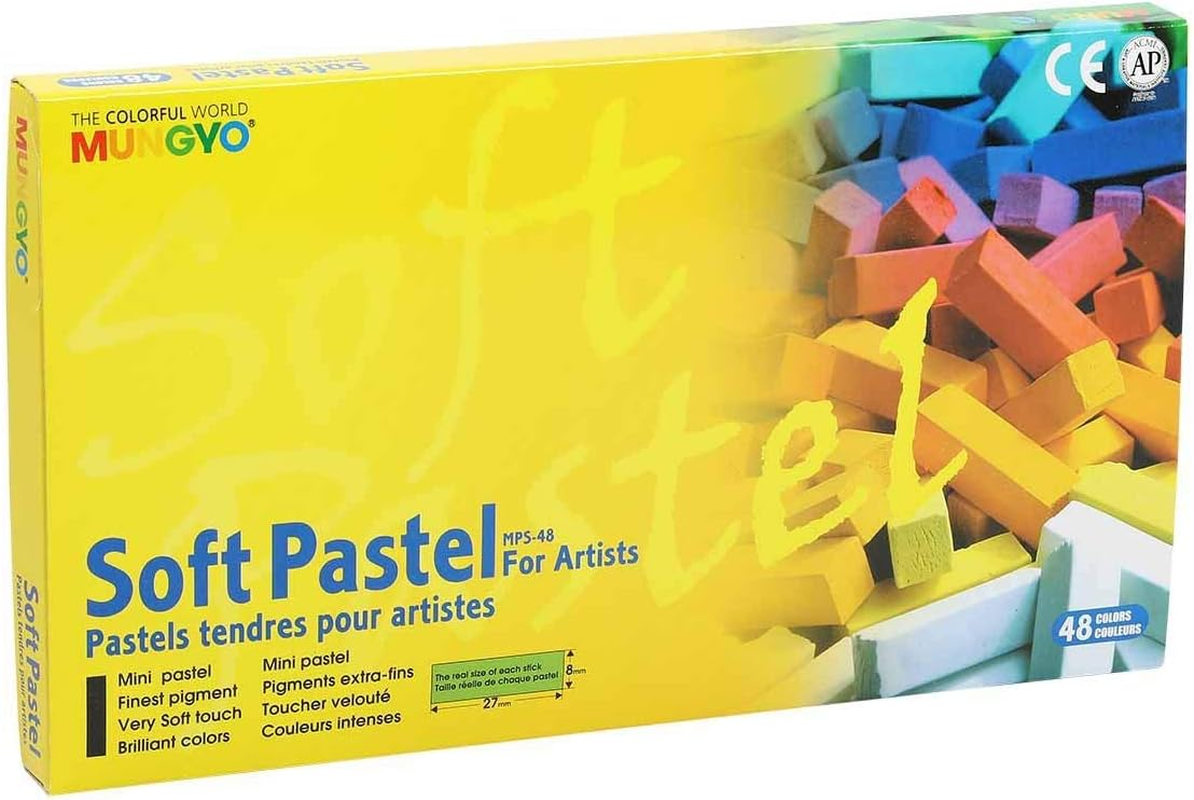 Mungyo Square Soft Half Stick Pastels 32-Piece Set image number 2