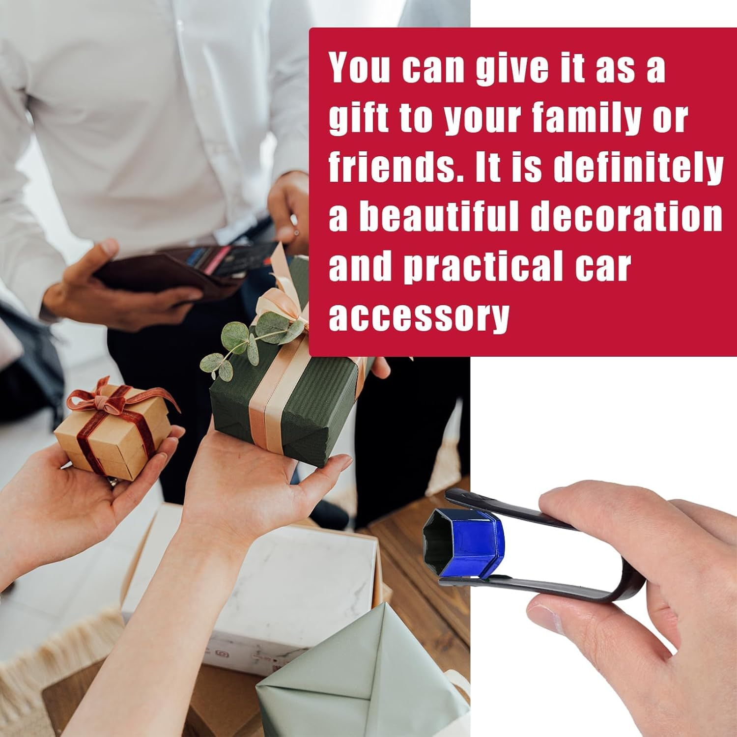 20 PCS Wheel Nut Covers Bolt Caps, 19Mm Wheel Lug Bolt Covers Caps with Removal Tool, Auto Hub Screw Bolt Head Tire Protector, Universal Vehicle Exterior Decor Accessories (Blue) - Blue image number 6