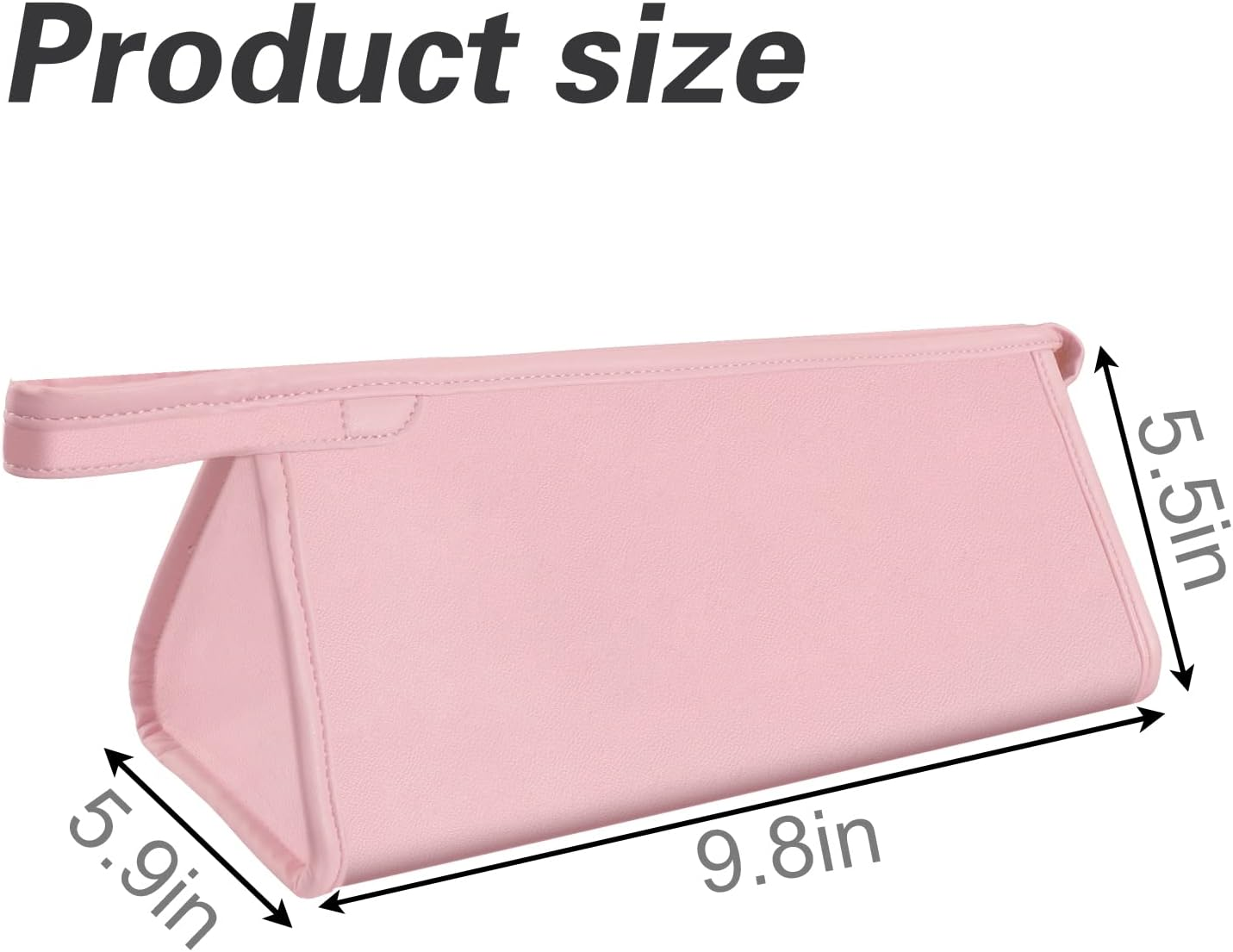 Travel Case for Dyson Airwrap Styler/Shark Flexstyle, Portable Carrying Case for Dyson Supersonic Hair Dryer, Waterproof Anti-Scratch Dustproof Shockproof Protection Organizer Travel Storage Bag(Pink) - Black image number 2