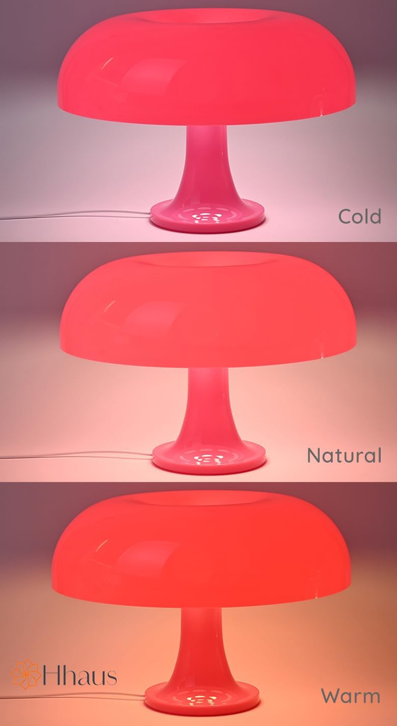 Funky LED Lamp (Pink) | Cute Girls Night Light | Timer Function | Remote Controlled | USB Powered Desk Lamp | Vibrant Decor Lighting | Relaxing Bedside Lamp | Mood Lighting | Clean Design image number 6