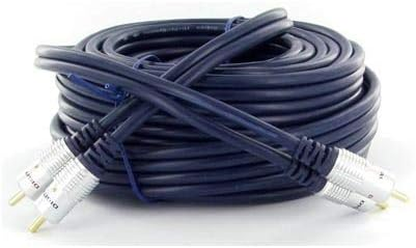 10M Stereo Audio Cable 2RCA Male to 2RCA Male Red & White RCA Cord Lead image number 1