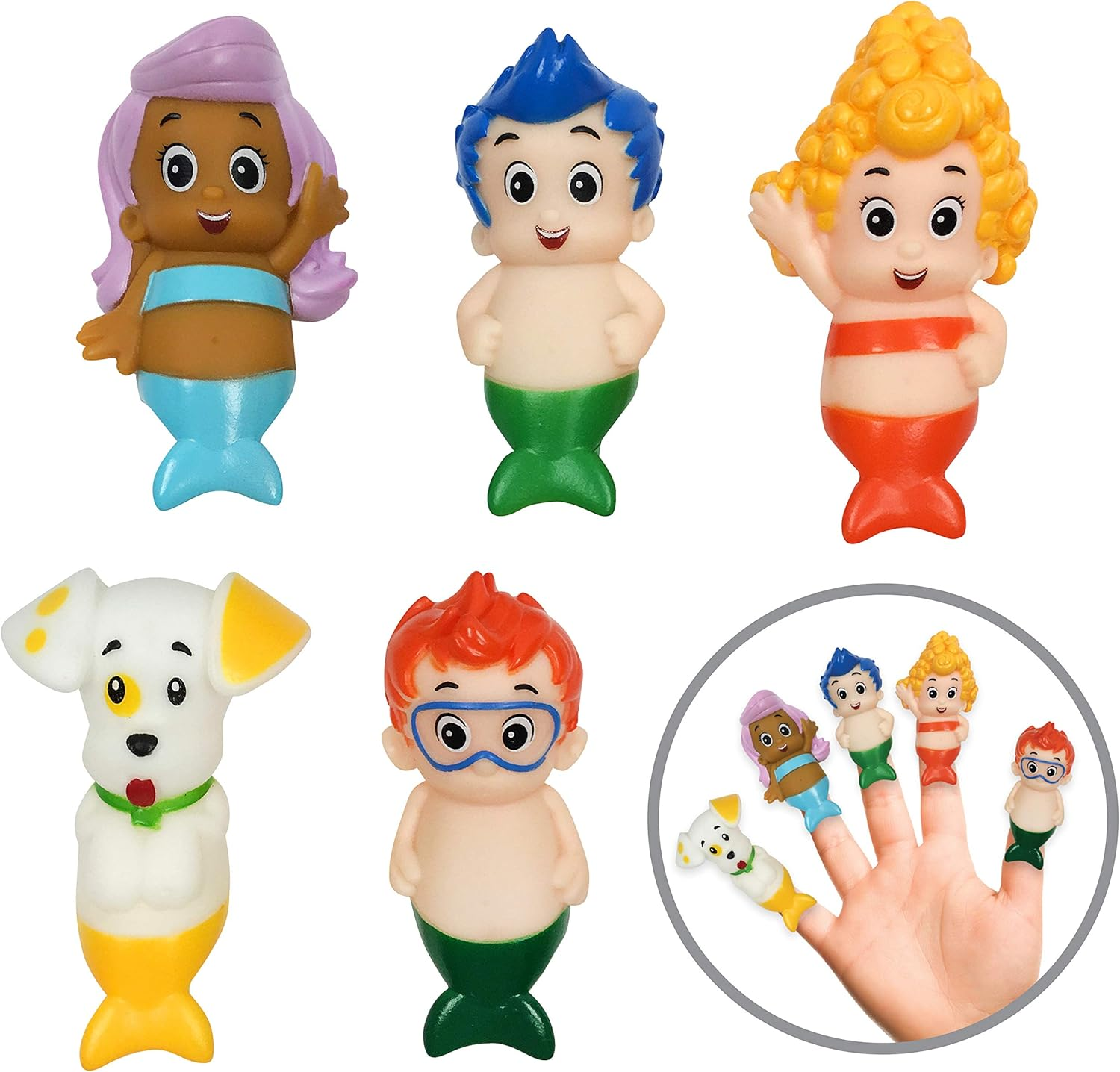 Nickelodeon Bubble Guppies Finger Puppets - Party Favors, Educational, Bath Toys image number 6