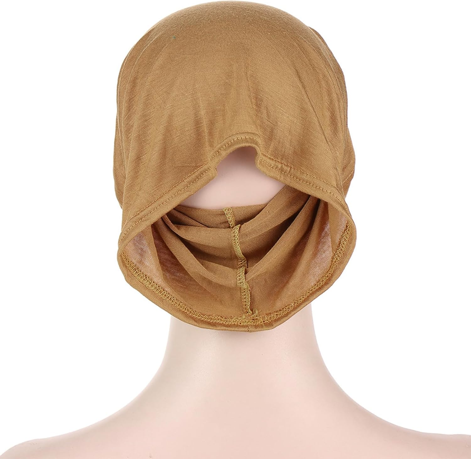 CENZICOM Muslim Inner Hijab Caps, Full Coverage Undercap, Breathable Stretchy Bonnet, 3 Pack image number 3