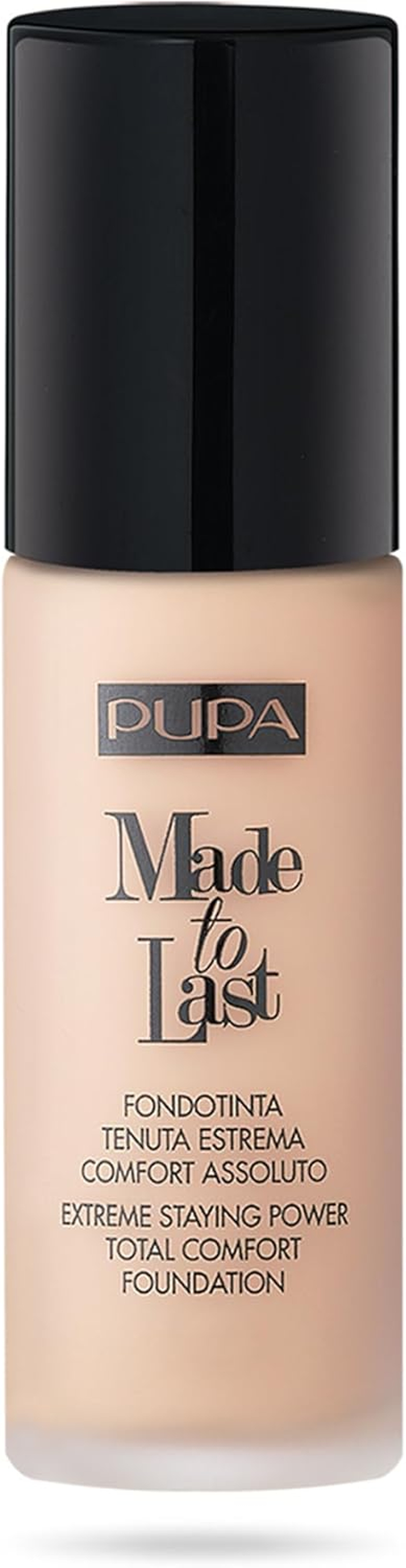 Pupa Milano Made to Last Extreme Staying Power Foundation SPF 10-040 Medium Beige for Women 1.01 Oz Foundation