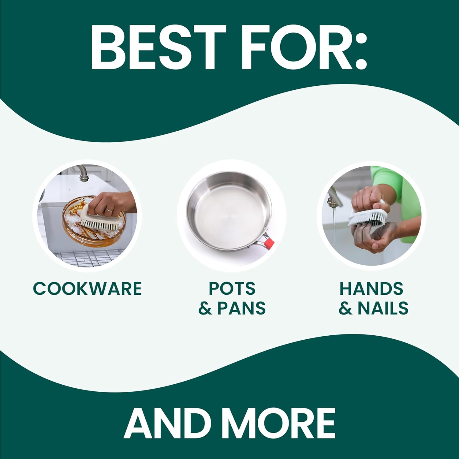 Scotch-Brite Hand & Nail Brush (6 Brushes Total) image number 5