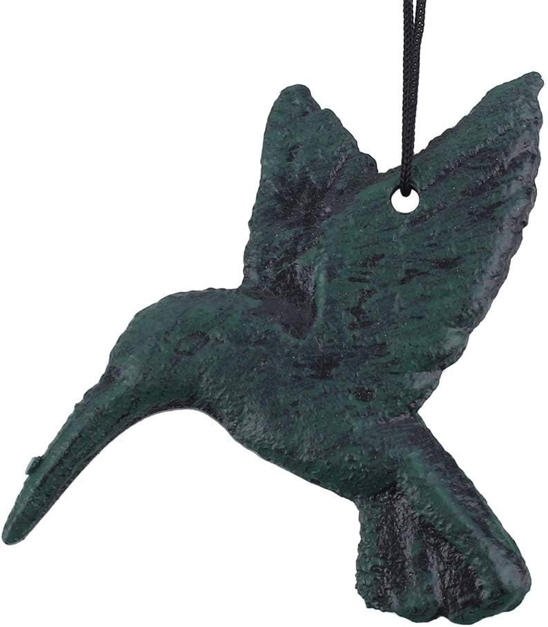 Haofy Wind Chimes,Metal Bird-Shaped Hanging Wind Chime Home Garden Backyard Decoration Ornament (Green) image number 3