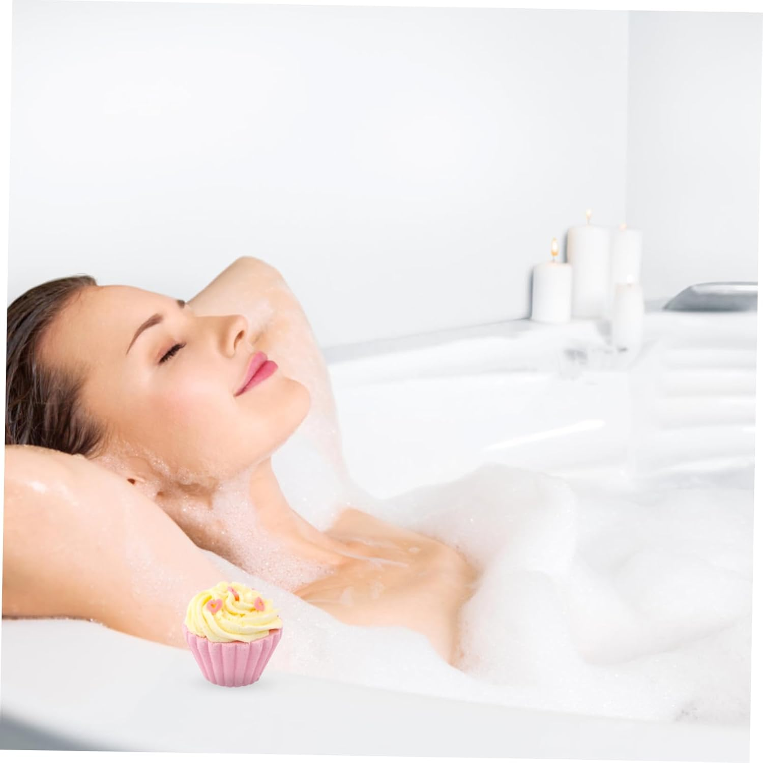 OHPHCALL 6Pcs Cake Shape Bath for Moisturizing Shower Aromatherapy Gentle Skin Nourishment for Relaxation And image number 2
