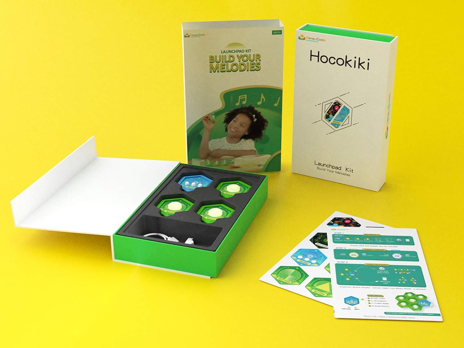 Honeycomb Hocokiki Steam Education Build Your Melodies Launchpad Kit image number 3