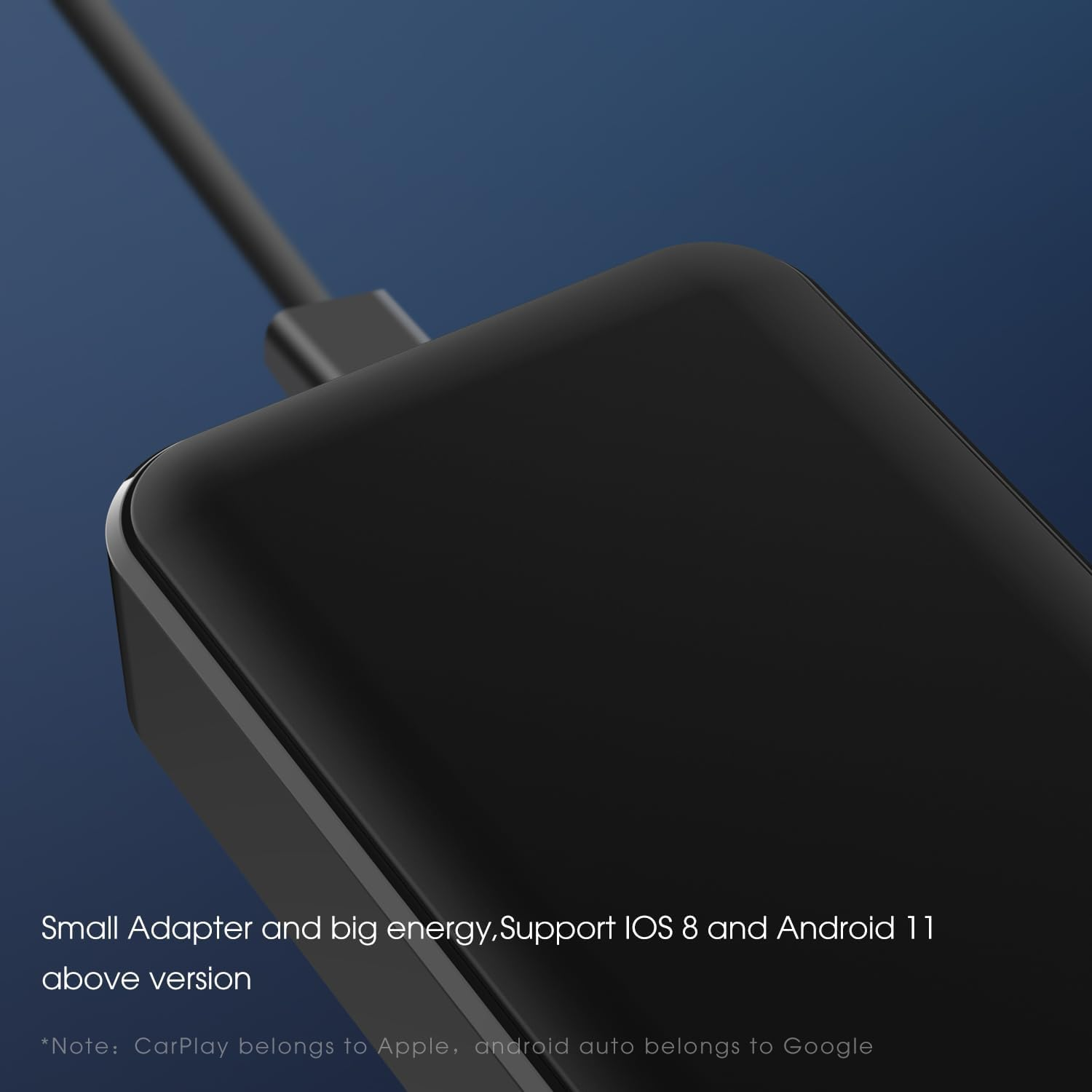 Wireless Carplay Adapter USB, 2023 Newest Fastest Apple Android Carplay Wireless Dongle for Iphone, 5.8Ghz Wifi, Easy Plug and Play Setup,For Cars with Carplay Function, Audi/Porsche/Opel/Volvo/Etc image number 2