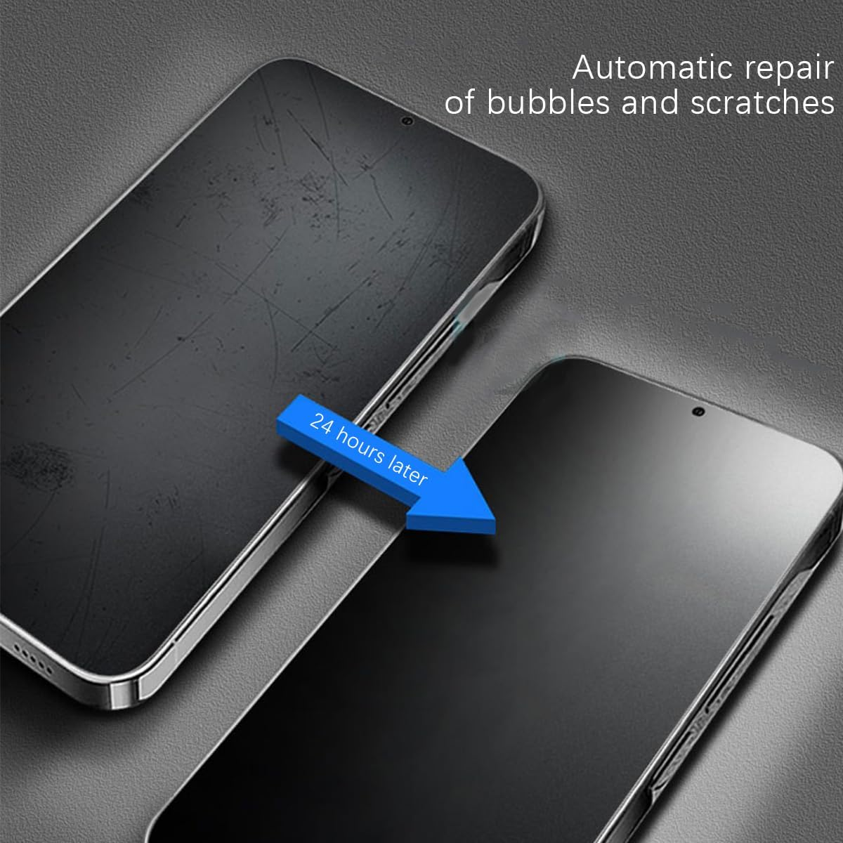 Glcrrpu Pack of 2 Matte TPU Screen Protectors for Huawei Pura 70 Pro (6.8 Inch), Hydrogel Anti-Glare Screen Protector, Anti-Glare Screen Protector, Anti-Fingerprint, Anti-Scratch image number 2