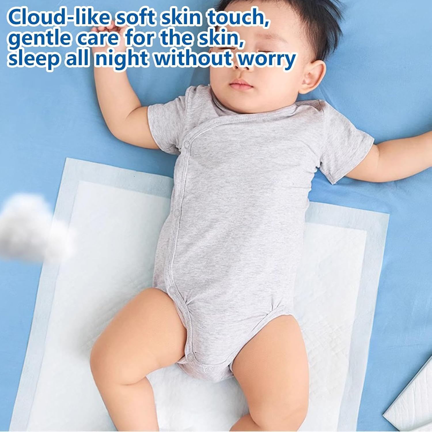 Baby Pads for Changing, Portable Diaper Changing Underpads, Diaper Changing Liners, Waterproof Changing Pad, Absorbent Table Protector Mat image number 5