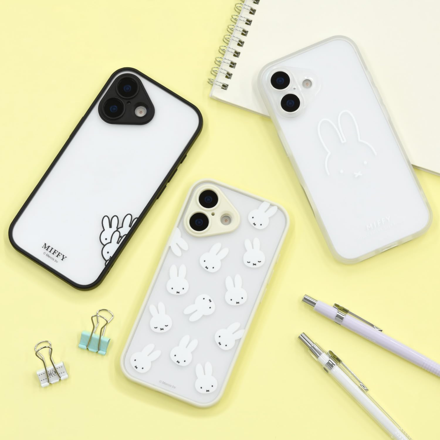 Gourmandies Miffy Iiiifit Plamp Frame Iphone 17 Compatible Case Miffy MF-626C - Allover Pattern image number 5
