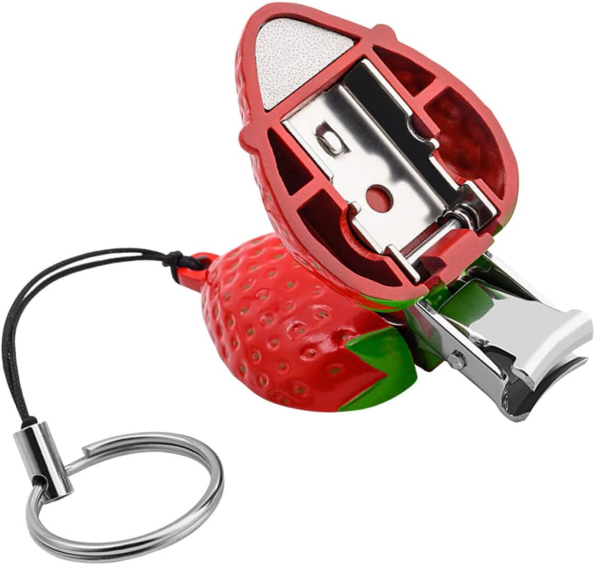Compact Fruit-Shaped Nail Clipper Portable Fingernail Clipper Keychain Manicure Tool for Boys and Girls and Women Foldable Design image number 2