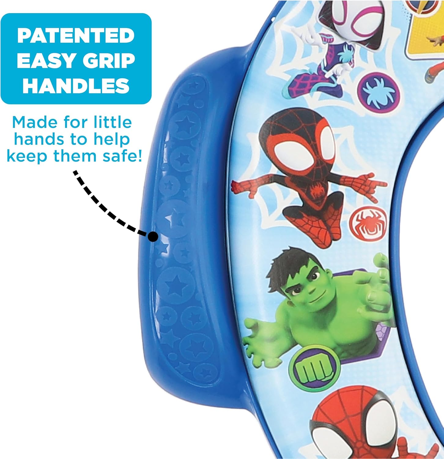 Spidey and His Amazing Friends Team up Soft Potty Seat and Potty Training Seat - Soft Cushion, Baby Potty Training, Safe, Easy to Clean image number 6