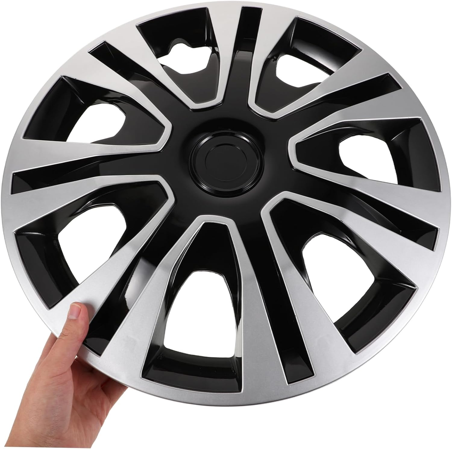 MUCKLILY Automotive Wheel Replacement Tire Wheel Covers for Transporter Rim Protector Pp Material Sleek Finish image number 6