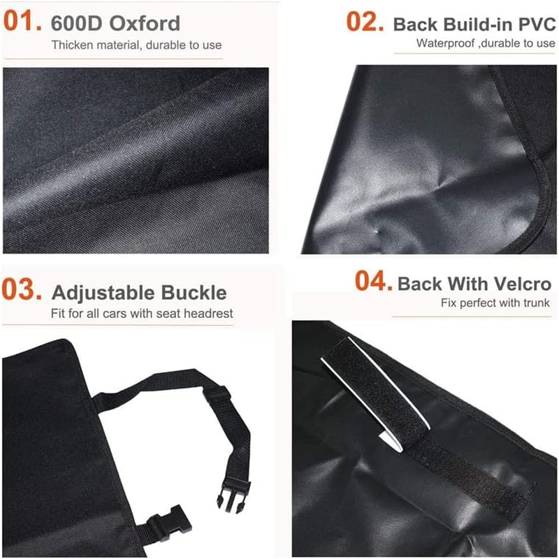 AIMALL Pet Dog Car Boot Cargo Liner Cover Mat Waterproof Protector for SUV & Ute, Heavy-Duty 600D Material, Non-Slip Backing, Large Size (155Cm X 104Cm X 33Cm) image number 2