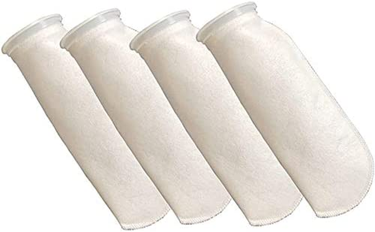 Pvcqjkd 4 Packs of Filter Socks, 200 Micrometres, for Fish Tank/Saline Aquarium, Pond, For/Overflow image number 3