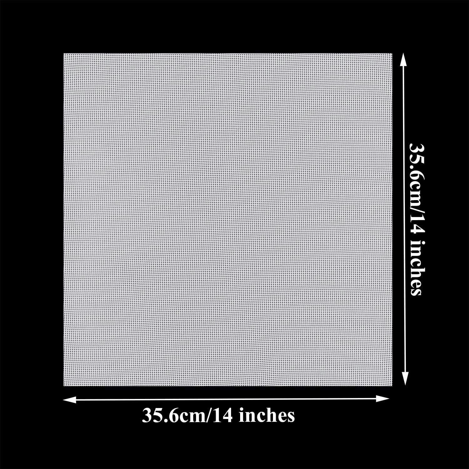 Globalis- Superior 9 Pack Super Non-Stick Dupont Teflon Re-Usable Food Dehydrator Sheets for Excalibur 2500 2900 3500 3900 or 3926T. Sheet Measures 14&rdquo; X 14&rdquo; Fits Excalibur 5 and 9 Trays. image number 2