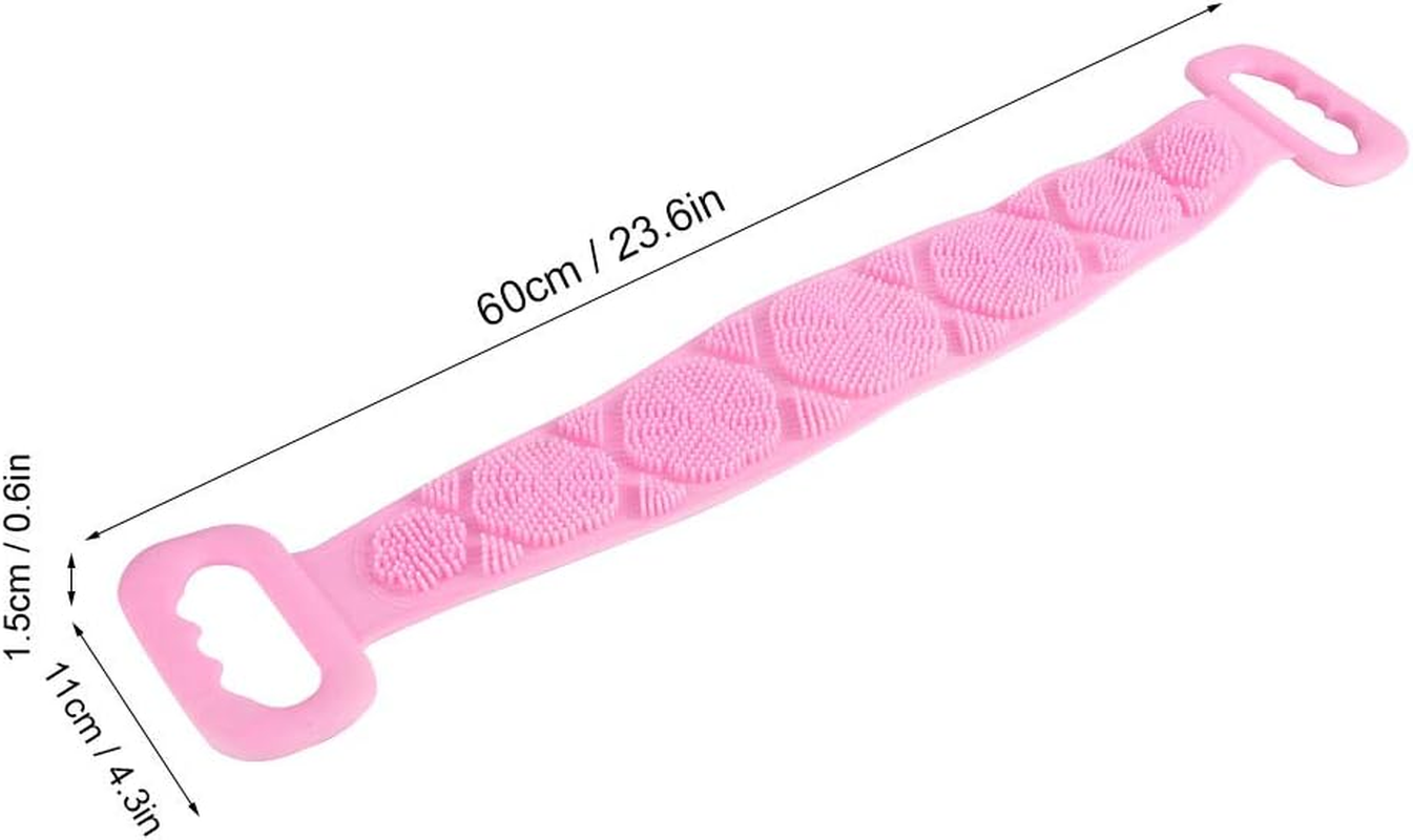 Alvinlite Shower Back Cleaner, Silicone Body Brush, Shower Back Cleaner, Long Back Cleaner, Exfoliating Loofah Brushes for Men and Women image number 5