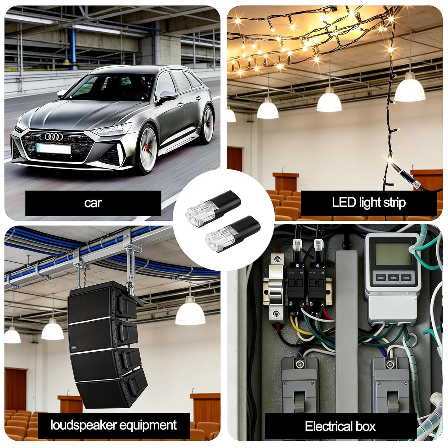 Trrtdo 30PCS 2 Wire Quick Disconnect Connectors 16-18 AWG Solderless Wire Connectors Fast Secure Electrical Connection for Automotive LED Lights DIY Projects image number 5