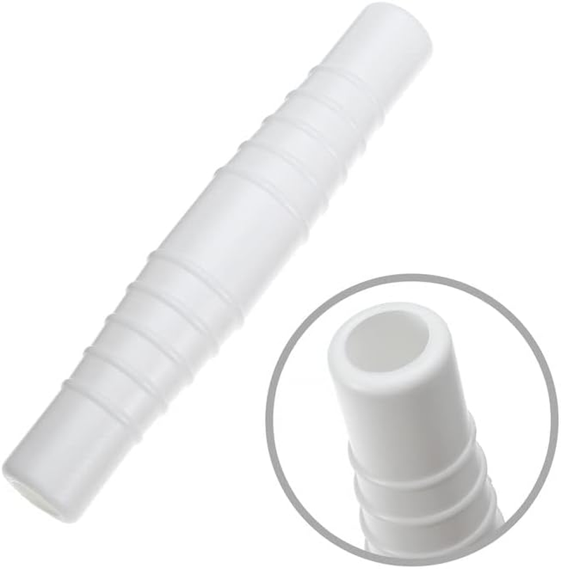 Pool Hose Connector Coupling for 1-1/4 Inch & 1-1/2 Inch Swimming Pool Hose Adapter, White, Plastic, 1.25 Inch X 1.5 Inch X 8.27 Inch, 1 Pack image number 4